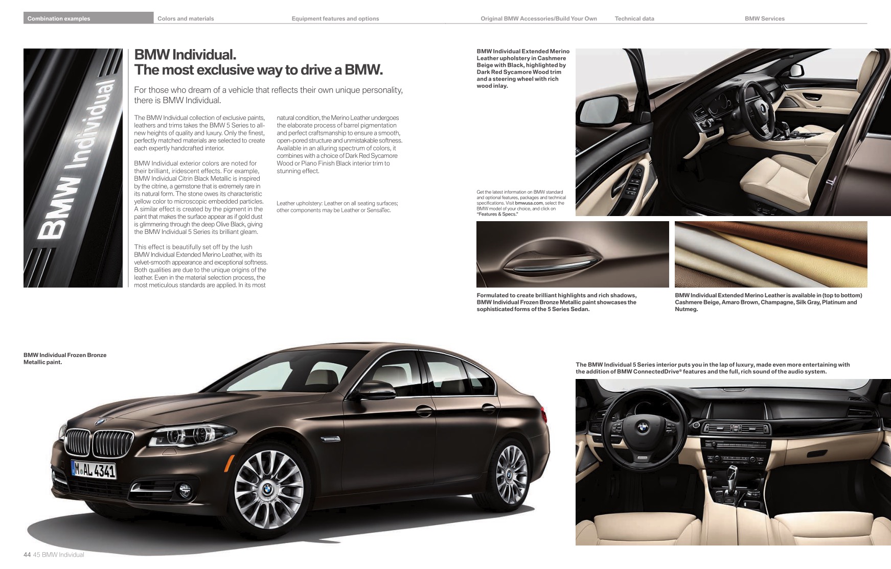 2014 BMW 5-Series Brochure Page 34